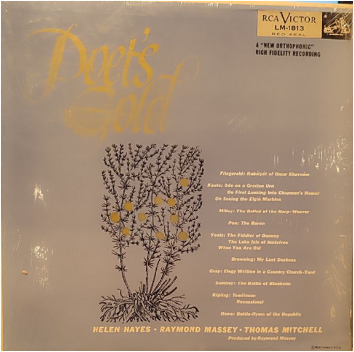 Massey LP Rubáiyát of Omar Khayyám